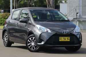 2018 Toyota Yaris NCP130R Ascent Grey 4 Speed Automatic Hatchback Warwick Farm Liverpool Area Preview