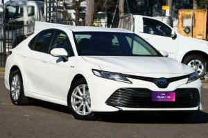 2020 Toyota Camry Axvh70R Ascent White 6 Speed Constant Variable Sedan Hybrid