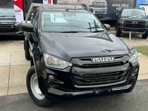 2023 Isuzu D-MAX RG MY23 SX 4x2 High Ride Black 6 Speed Sports Automatic Cab Chassis