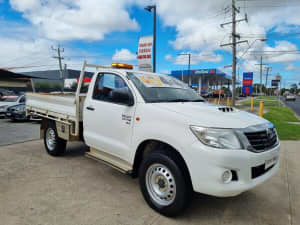 2014 Toyota Hilux KUN26R MY14 SR (4x4) 5 Speed Manual Cab Chassis