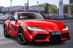 2020 Toyota Supra J29 GR GTS Red 8 Speed Sports Automatic Coupe
