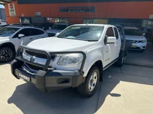 2014 Holden Colorado RG MY14 LX (4x4) White 6 Speed Manual Space Cab Chassis