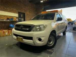 2011 Toyota Hilux GGN15R MY11 Upgrade SR White 5 Speed Automatic X Cab Pickup