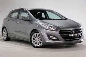 2016 Hyundai i30 GD4 Series II MY17 Active DCT Silver 7 Speed Sports Automatic Dual Clutch Hatchback