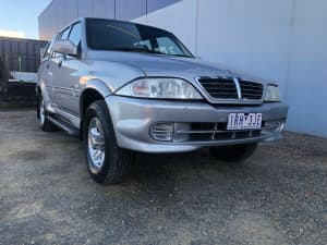 2006 Ssangyong Musso Sports (4x4) Silver 5 Speed Manual Dual Cab Pick-up