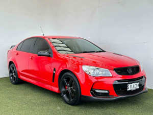 2016 Holden Commodore VF II MY16 SS Black Red 6 Speed Sports Automatic Sedan