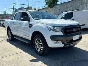 2018 Ford Ranger PX MkII 2018.00MY Wildtrak Double Cab White 6 Speed Sports Automatic Utility