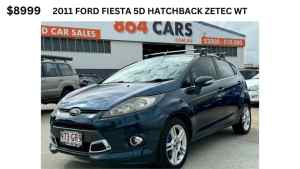 2011 Ford Fiesta WT Zetec Phantom Blue Mica 6 Speed Automatic Hatchback