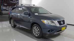 2013 Nissan Pathfinder R52 ST (4x2) Blue Continuous Variable Wagon