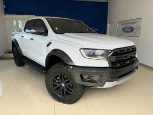 2018 Ford Ranger PX MkIII 2019.00MY Raptor Arctic White 10 Speed Sports Automatic Utility