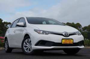 2018 Toyota Corolla ZRE182R Ascent S-CVT White 7 Speed Constant Variable Hatchback
