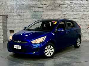 2014 Hyundai Accent RB2 MY15 Active Blue 6 Speed Manual Hatchback