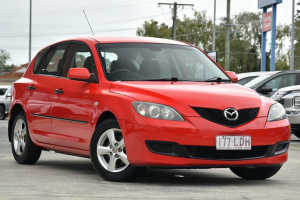 2008 Mazda 3 BK10F2 MY08 Neo Sport Red 5 Speed Manual Hatchback