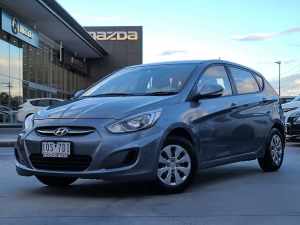 2017 Hyundai Accent RB4 MY17 Active Silver 6 Speed Constant Variable Hatchback