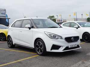 2018 MG MG3 SZP1 MY18 Excite White 4 Speed Automatic Hatchback