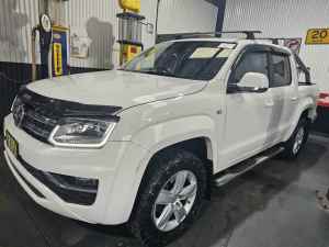 2016 Volkswagen Amarok 2H MY17 V6 TDI 550 Highline White 8 Speed Automatic Dual Cab Utility McGraths Hill Hawkesbury Area Preview