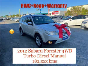 2012 Subaru Forester MY12 2.0D Premium White 6 Speed Manual Wagon Archerfield Brisbane South West Preview
