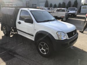 2004 Holden Rodeo 3-5 v6 White Manual Cab Chassis