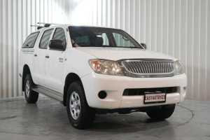 2007 Toyota Hilux GGN25R MY07 SR White 5 Speed Automatic Utility