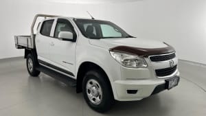 2015 Holden Colorado RG MY15 LS Crew Cab White 6 Speed Sports Automatic Cab Chassis