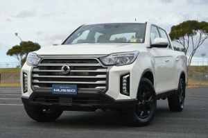 2023 Ssangyong Musso Q261 MY24 Adventure Crew Cab White 6 Speed Sports Automatic Utility
