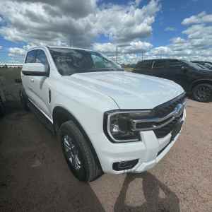 2024 Ford Ranger PY 2024.00MY XLT Double Cab White 10 Speed Sports Automatic Double Cab Chassis