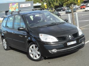 2007 Renault Grand Scenic II J84 MY07 Dynamique Black 4 Speed Automatic Wagon