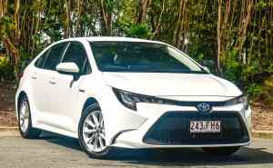 2022 Toyota Corolla ZWE211R Ascent Sport E-CVT Hybrid White 10 Speed Constant Variable Sedan Hybrid