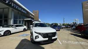 2024 Hyundai Tucson NX4.V2 MY24 Elite AWD White Cream 8 Speed Sports Automatic Wagon