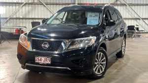 2014 Nissan Pathfinder R52 MY14 ST X-tronic 2WD Black 1 Speed Constant Variable Wagon