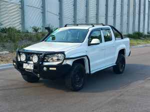 2013 Volkswagen Amarok 2H MY14 TDI420 4Motion Perm Trendline White 8 Speed Automatic Utility Altona North Hobsons Bay Area Preview