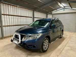 2015 Nissan Pathfinder R52 MY15 ST X-tronic 4WD N-TREK Blue 1 Speed Constant Variable Wagon