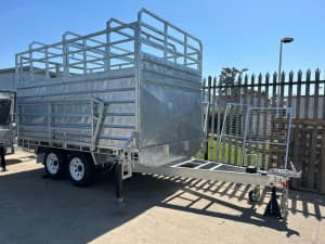 12×7 Flat Top Cattle Trailer ATM 3500KG With Side Rails And Ramps St Marys Penrith Area Preview