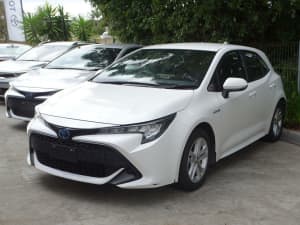 2021 Toyota Corolla ZWE211R Ascent Sport Hybrid White Continuous Variable Hatchback