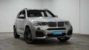 2015 BMW X3 F25 LCI xDrive28i Steptronic Silver 8 Speed Sports Automatic Wagon