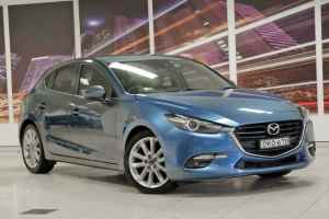 2016 Mazda 3 BM5438 SP25 SKYACTIV-Drive GT Blue 6 Speed Sports Automatic Hatchback