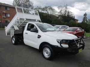 2017 Ford Ranger PX MkII MY17 XL 2.2 (4x2) White 6 Speed Manual Cab Chassis