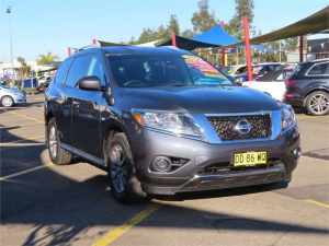 2014 Nissan Pathfinder R52 MY14 ST X-tronic 2WD Graphite Grey 1 Speed Constant Variable Wagon