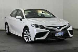 2021 Toyota Camry Axvh70R Ascent Sport Frosted White 6 Speed Constant Variable Sedan Hybrid