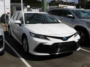 2021 Toyota Camry Axhv70R Ascent (Hybrid) White Continuous Variable Sedan