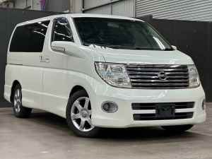 2006 Nissan Elgrand ME51 Highway Star White Automatic People Mover