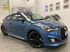 2015 Hyundai Veloster FS4 Series II SR Coupe Turbo Blue 6 Speed Manual Hatchback Wangara Wanneroo Area Preview