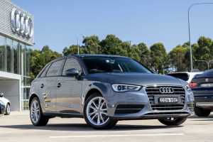 2016 Audi A3 8V MY16 Attraction Sportback S Tronic Grey 7 Speed Sports Automatic Dual Clutch