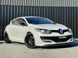2014 Renault Megane III D95 Phase 2 R.S. 275 Trophy White 6 Speed Manual Coupe Littlehampton Mount Barker Area Preview