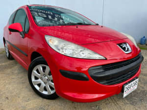 2007 Peugeot 207 XR Red 5 Speed Manual Hatchback Hoppers Crossing Wyndham Area Preview