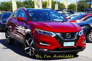2020 Nissan Qashqai J11 Series 3 MY20 Ti X-tronic Magnetic Red 1 Speed Constant Variable Wagon