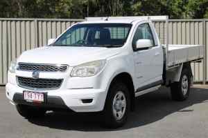 2014 Holden Colorado RG MY14 LX 4x2 White 6 Speed Sports Automatic Cab Chassis