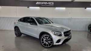 2017 Mercedes-Benz GLC-Class C253 808MY GLC43 AMG Coupe 9G-Tronic 4MATIC Silver 9 Speed