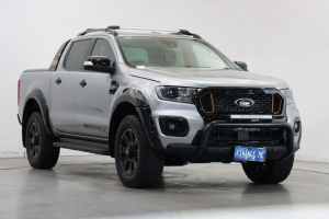2021 Ford Ranger PX MkIII 2021.75MY Wildtrak Silver 10 Speed Sports Automatic Double Cab Pick Up