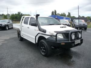 2012 Toyota Hilux WORKMATE (4x4) Dual Cab Ute 3.0 Turbo Diesel 5 Speed Tidy Country Ute  Orange Orange Area Preview